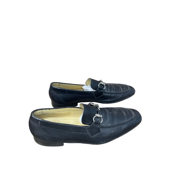 Magnanni Mens From Spain Black Leather Loafers  Size 11 SKU 9482 - Picture 4 of 16